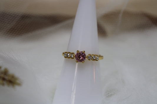 Pink Dimond Ring