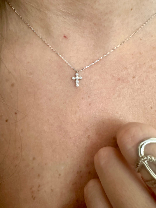 Mini Cross Necklace
