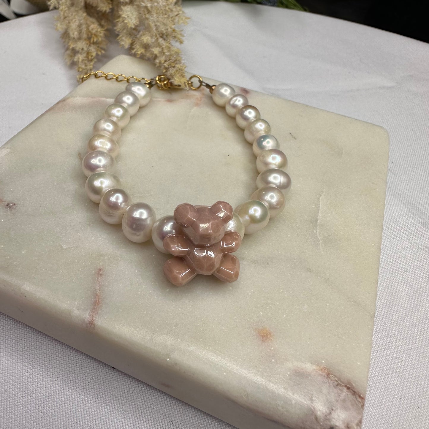 Bear Pearl Bracelet
